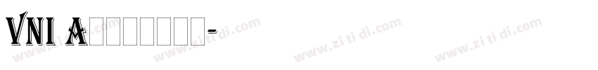 VNI Algerian字体转换
